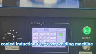 Luchtgekoelde inductieverhittermachine voor voor-/nalasmachine