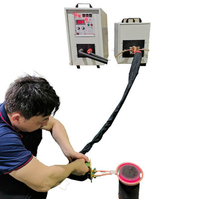 Goede prijs Handheld High Frequency Induction Heating Machine with Coaxial Flexible Connection 2m 50kw Actual Power and 380V-480V Work Voltage online