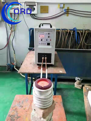 Goede prijs Hf-25kw High Frequency Induction Melting Machine voor het smelten van koper, koper, brons, gietijzer, staal, god, enz. met 5kg oven online