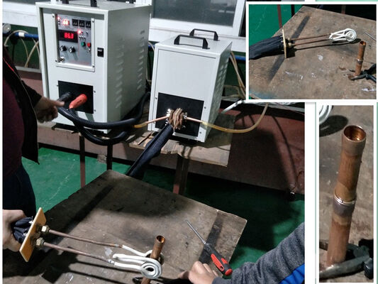Goede prijs IGBT draagbare Handheld High Frequency Induction Heater Hf-40kw online