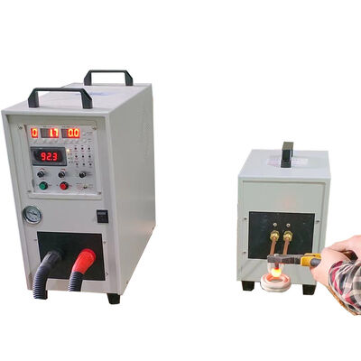 Goede prijs 25 kW hoogfrequente inductieverwarmingsmachine met een frequentie van 30-80 kHz en een werkcyclus van 100% voor metaalwarmtebehandeling online