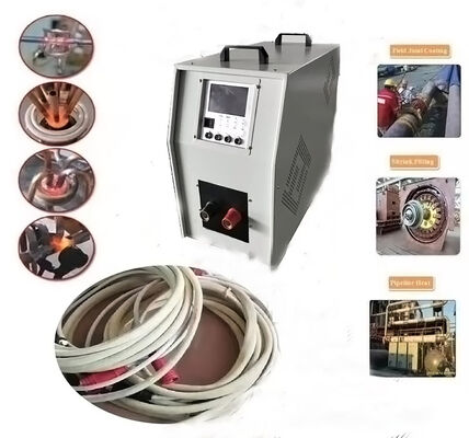 Goede prijs Volledige de Inductie van de omschakelaars+reatance analgsis van de luchtkoelings+dsp Controle +IGBT het verwarmen machine 35KW online